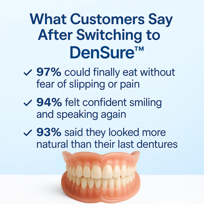 DenSure™ PRO Custom-Fit Functional Dentures — Perfectly Fitted in Minutes at Home